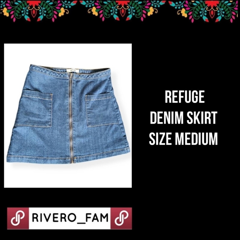 REFUGE | DENIM SKIRT